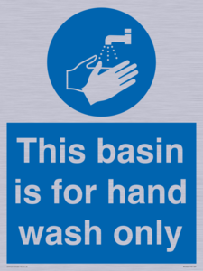 Basin for hand wash only
